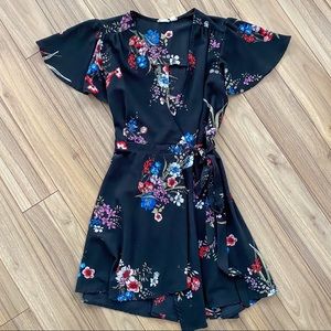 Floral Wrap Dress